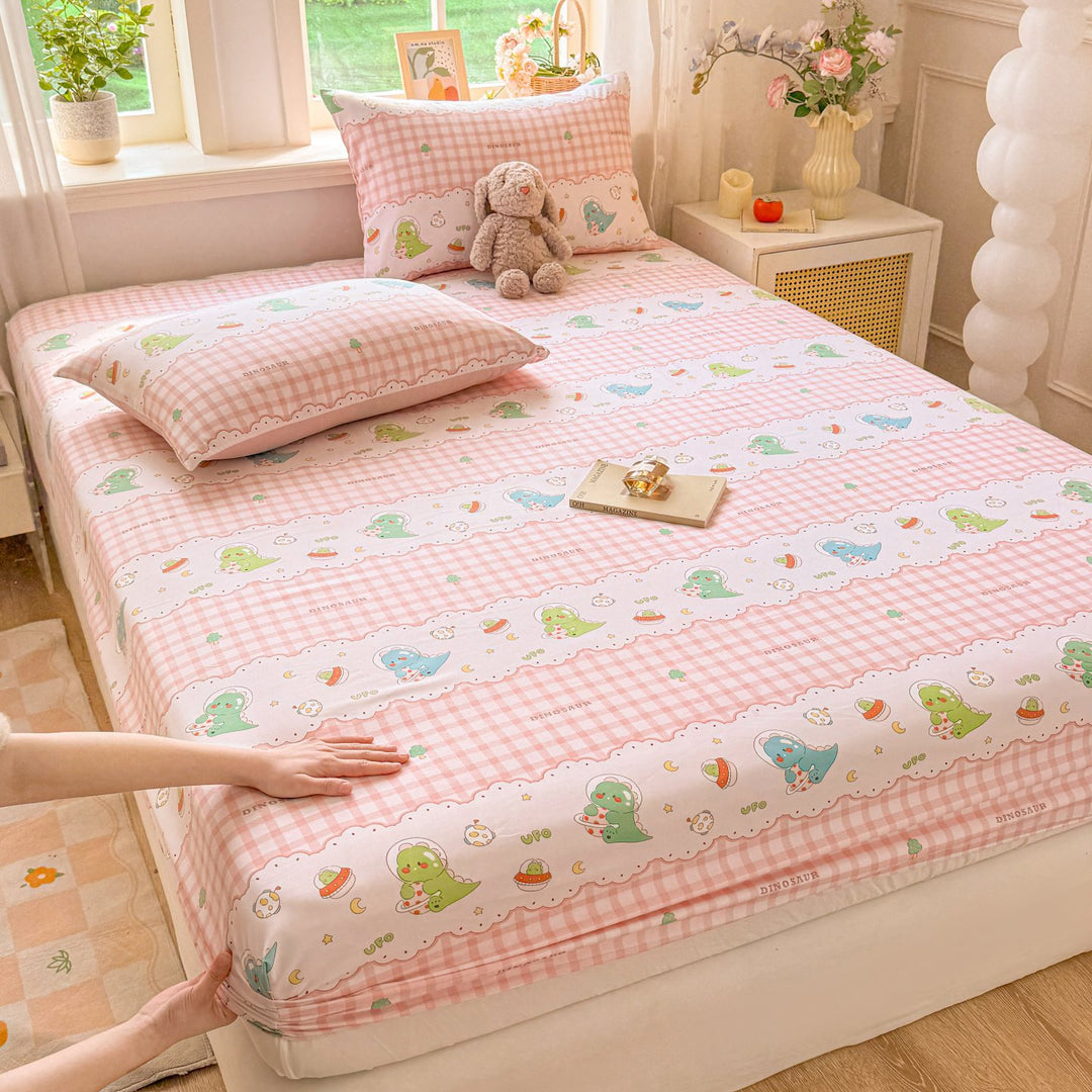 Soft Cotton Polka Dot Fitted Sheet