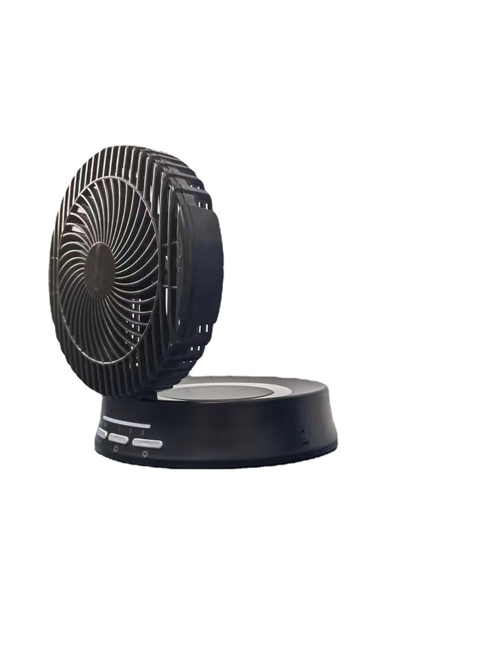 Unisex nan portable oscillating USB desk fan with adjustable tilt three speed silent motor and LED nightlight Stornfield