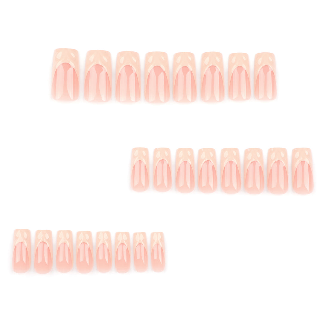 Artificial High-Quality Nail Extensions with Floral Design and Glossy Finish Stornfield
