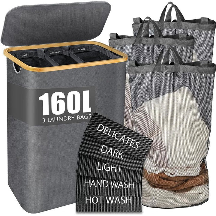 Laundry basket with compartments Stornfield