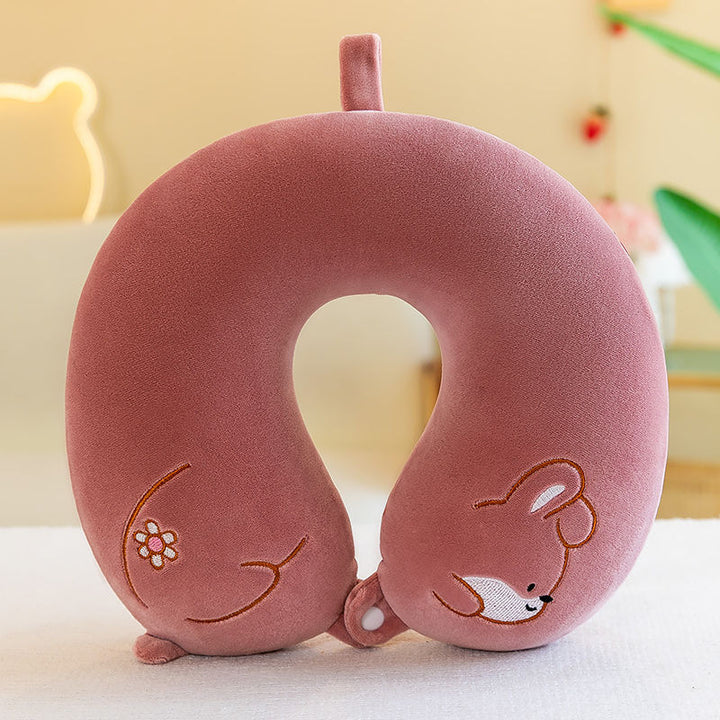 Unisex Neck Support Pillow with Cute Animal Design Stornfield
