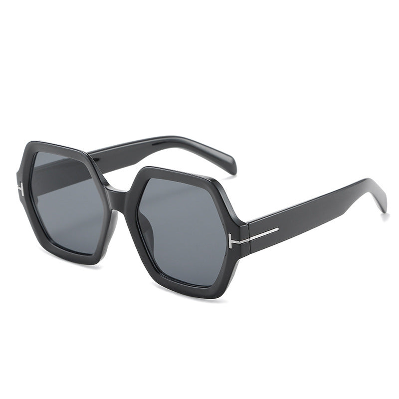 Stylish Oversized Hexagonal Sunglasses Stornfield