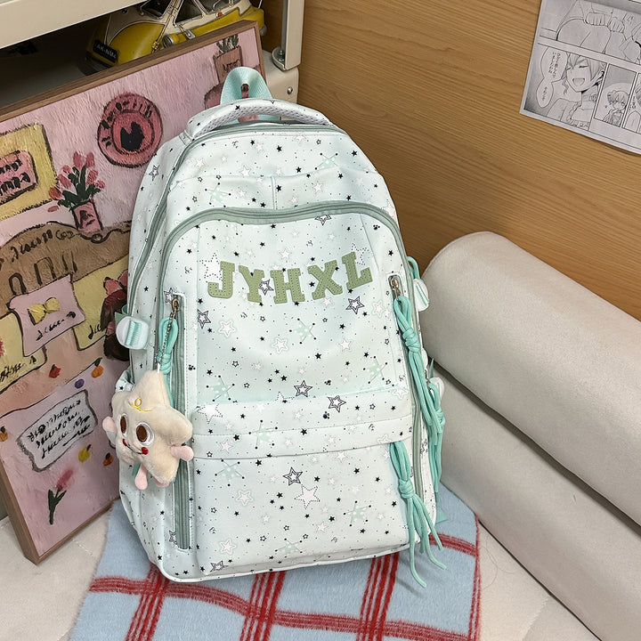 Stylish Star-Printed Backpack Stornfield 1791205378