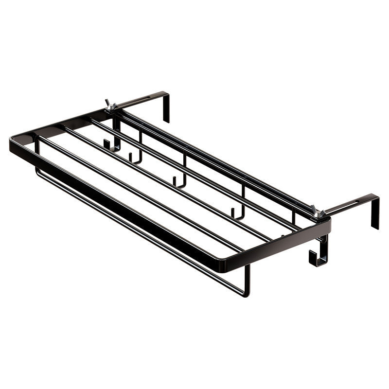 Radiator-Mounted Foldable Drying Rack with Shoe Shelf and Multi-Hook Garment Rail