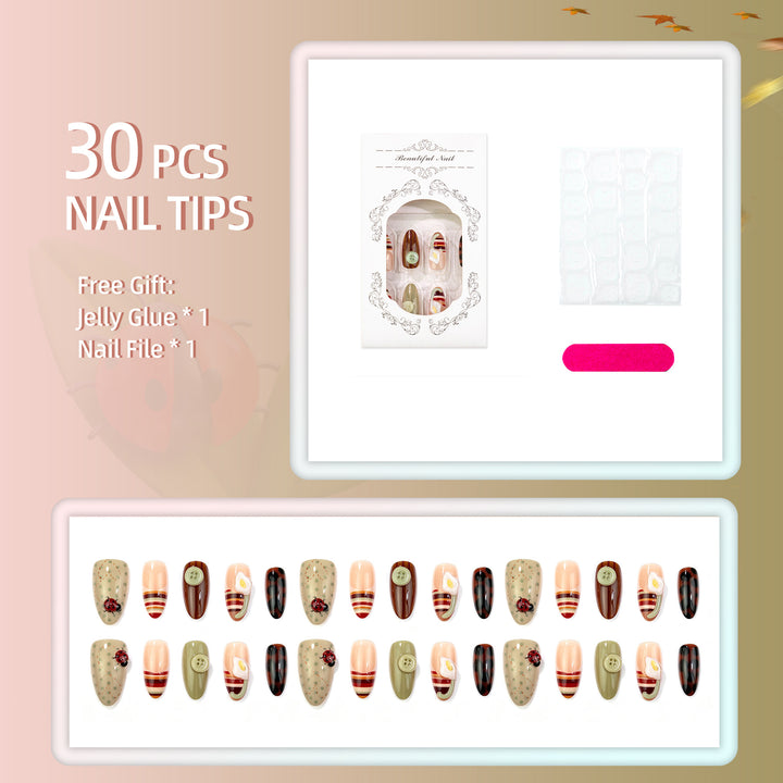 Artistic Manual Press-On Nail Art Set 1790738458