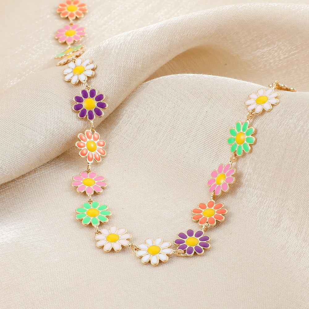 Floral Statement Chain Necklace Stornfield