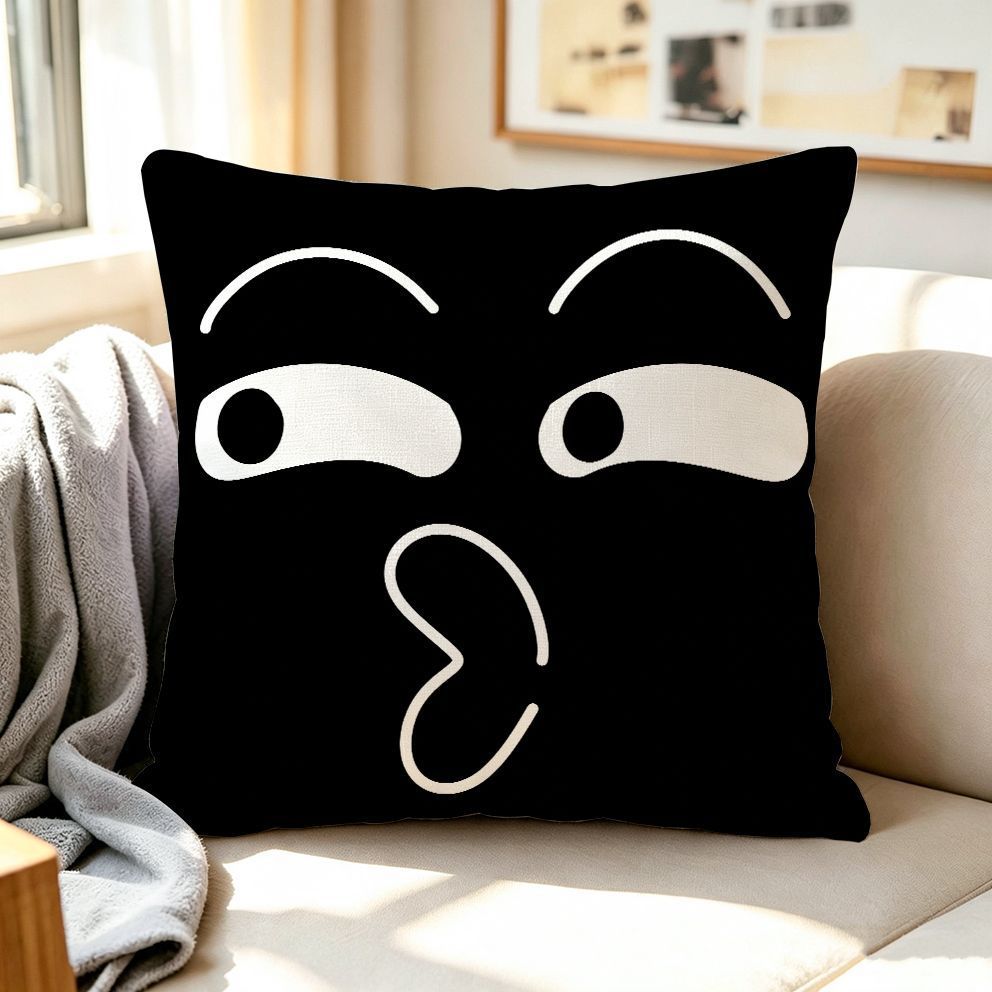 Quirky Graphic Decorative Throw Pillow