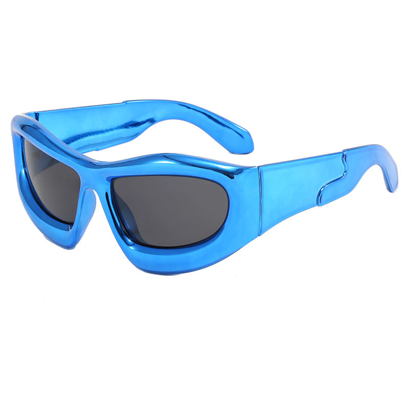 Women's Sporty Sunglasses with Robust, Geometric Frame Design Stornfield