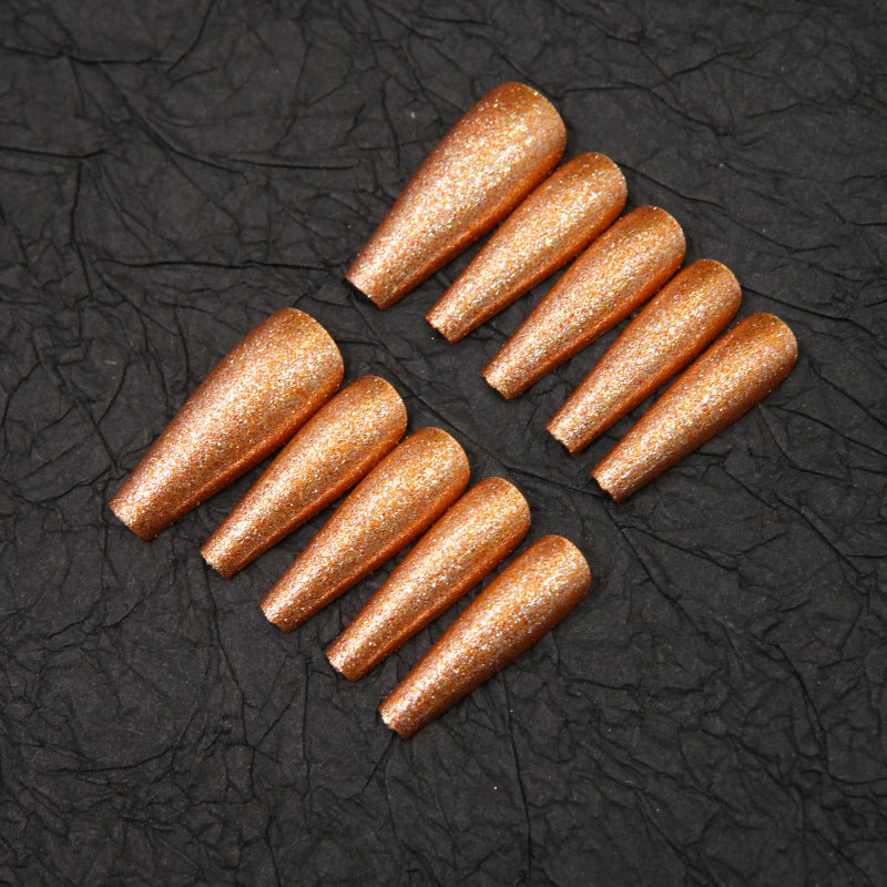 Glittering Stiletto Press-On Nail Designs