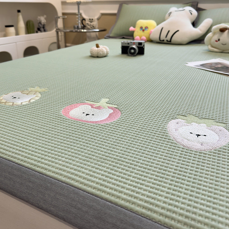 Decorative Embroidered Mattress Cover