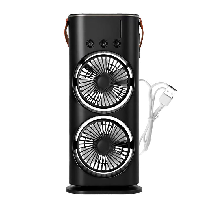Ladies table fan with innovative dual-flow system Stornfield