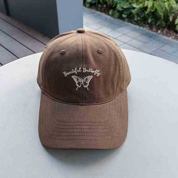 Women's Embroidered Butterfly Cap Stornfield