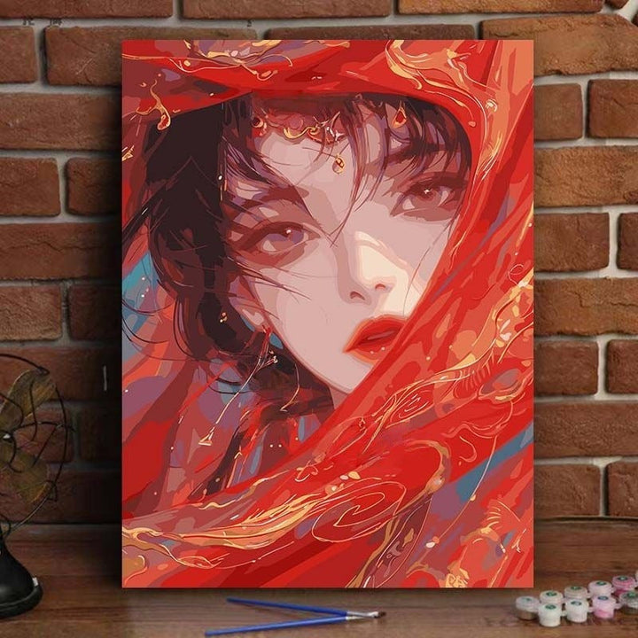 Abstract Art Portrait Canvas Print Stornfield
