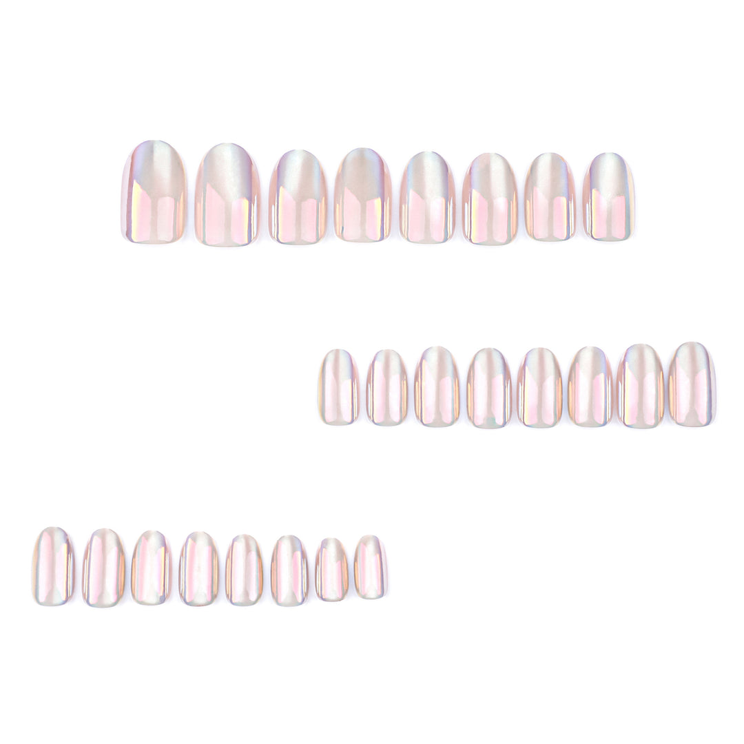 Trendy Nail Extensions with Shimmering Gradient Stornfield