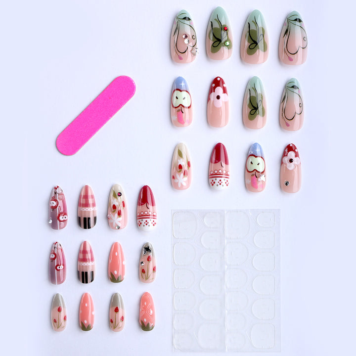 Artificial nails with creative designs and unique patterns Stornfield