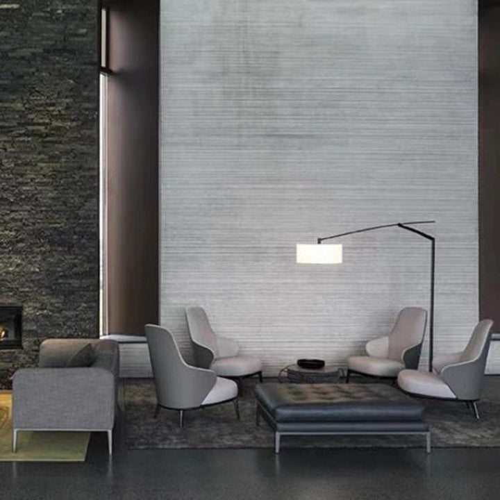 Modern Arching Floor Lamp with Adjustable Shade