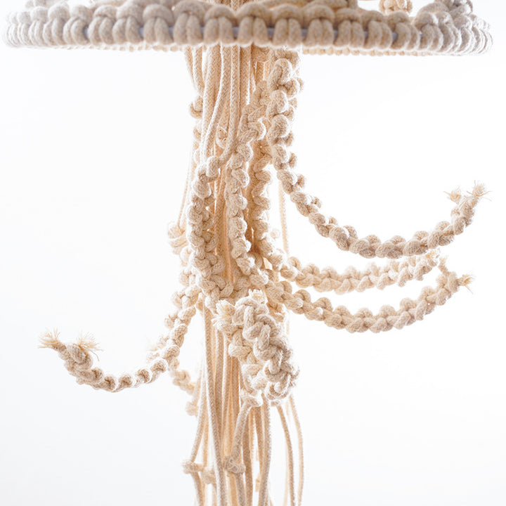 Decorative Macramé Jellyfish Wall Art Stornfield