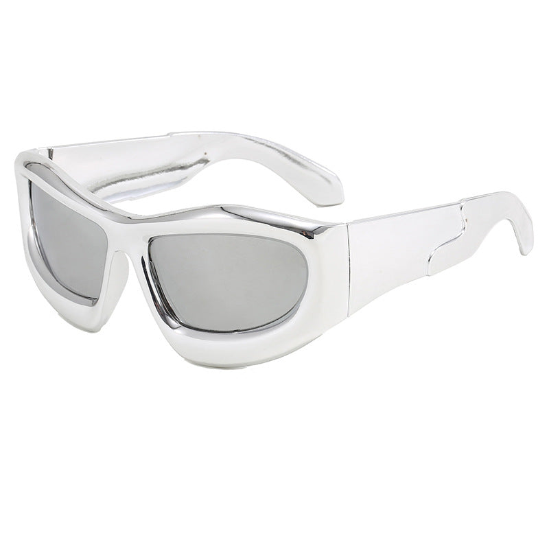 Women's Sporty Sunglasses with Robust, Geometric Frame Design Stornfield