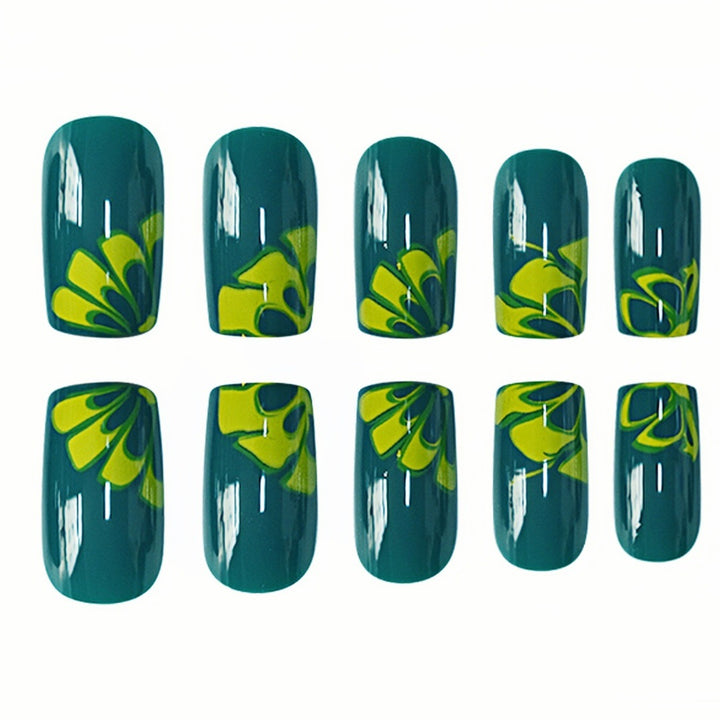 Artistic Marble Effect Nail Art Extensions Stornfield