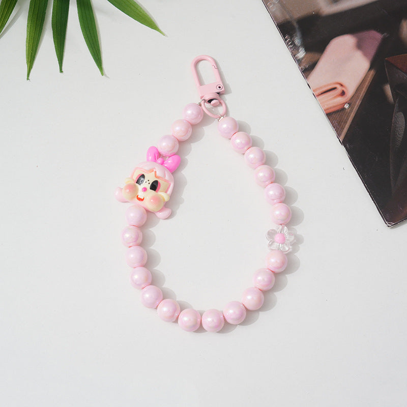 Cartoon-Themed Beaded Keychain Stornfield