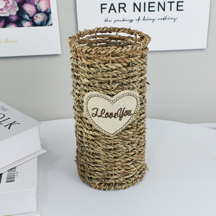 Handcrafted Natural Woven Storage Basket Stornfield