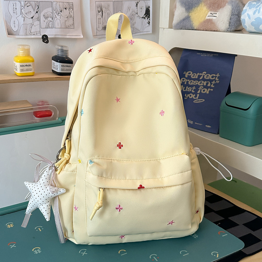 Casual Embroidered Star Backpack Stornfield