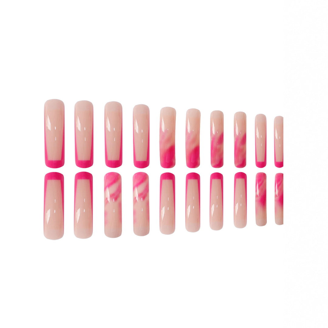 Artistic Long-Lasting Press-On Nail Set Stornfield