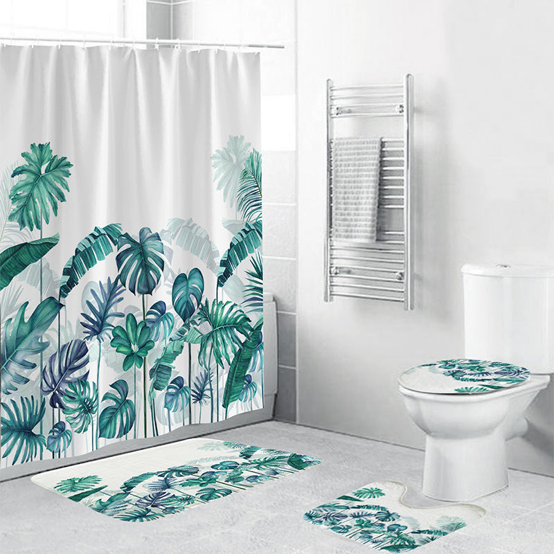 Tropical Plant Bathroom Set Stornfield