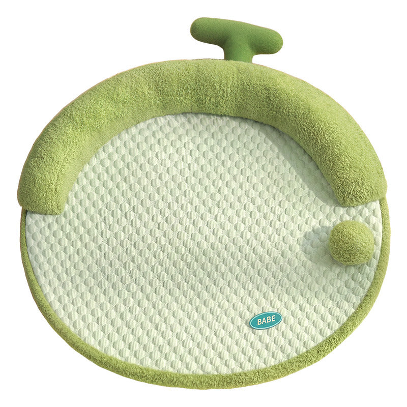 Unisex round baby crawling mat with ergonomic neck pillow and non-slip bottom Stornfield