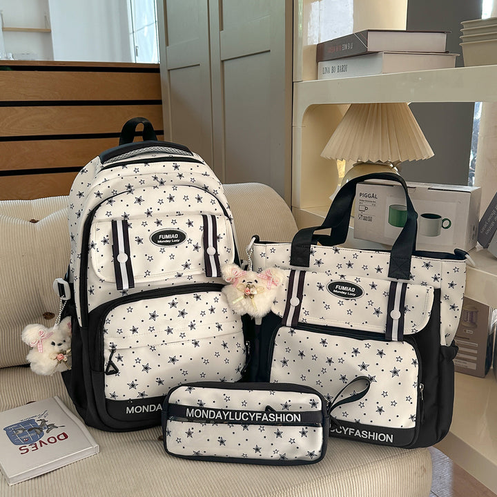 Star Patterned Multi-Functional Backpack Stornfield