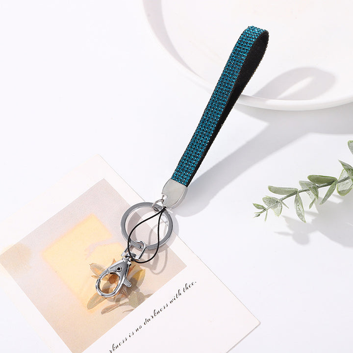 Rhinestone Accent Keychain Holder Stornfield