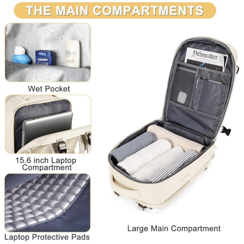 Multi-Compartment Travel Backpack Stornfield