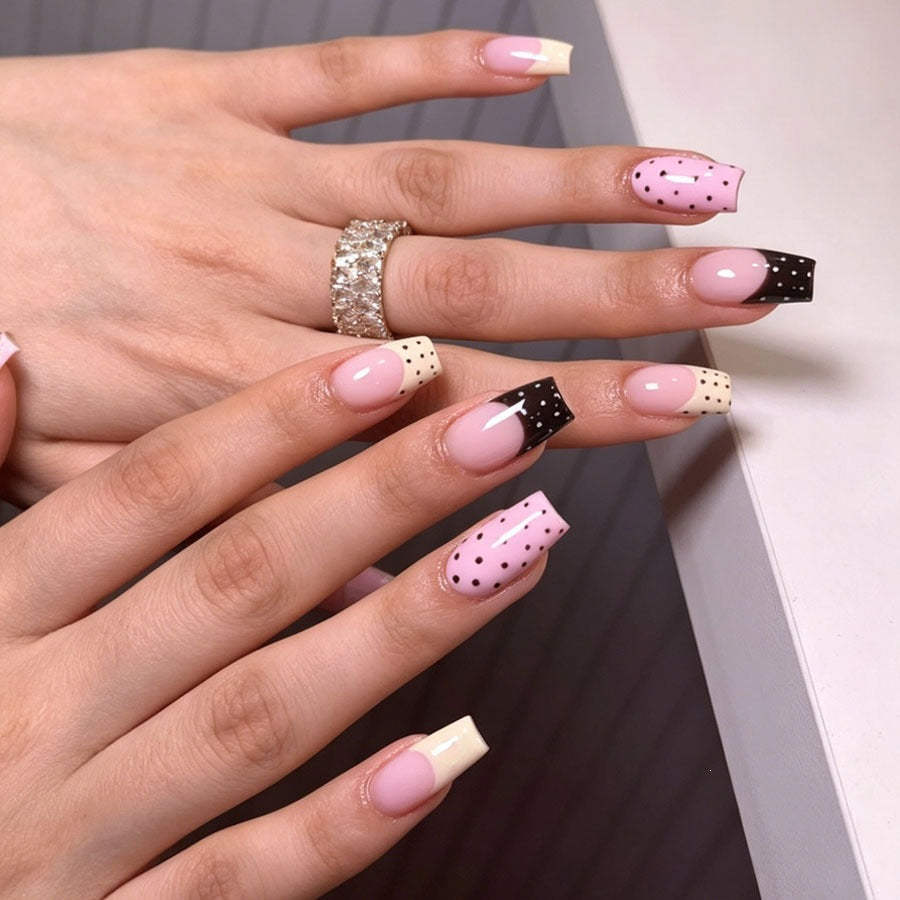 Nail art set with modern color gradients and creative accents Stornfield
