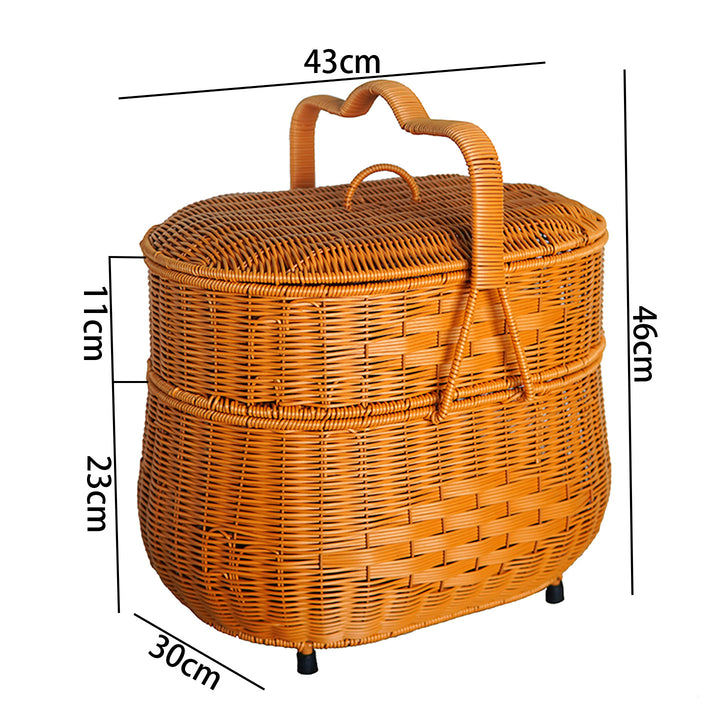 Decorative Wicker Storage Container Stornfield
