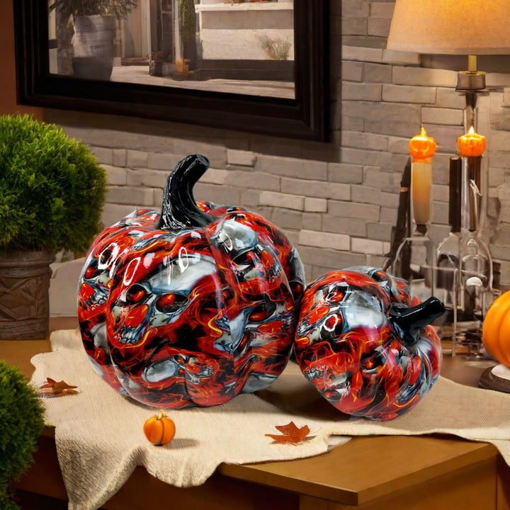 Artistic Halloween Pumpkin Figurine Stornfield