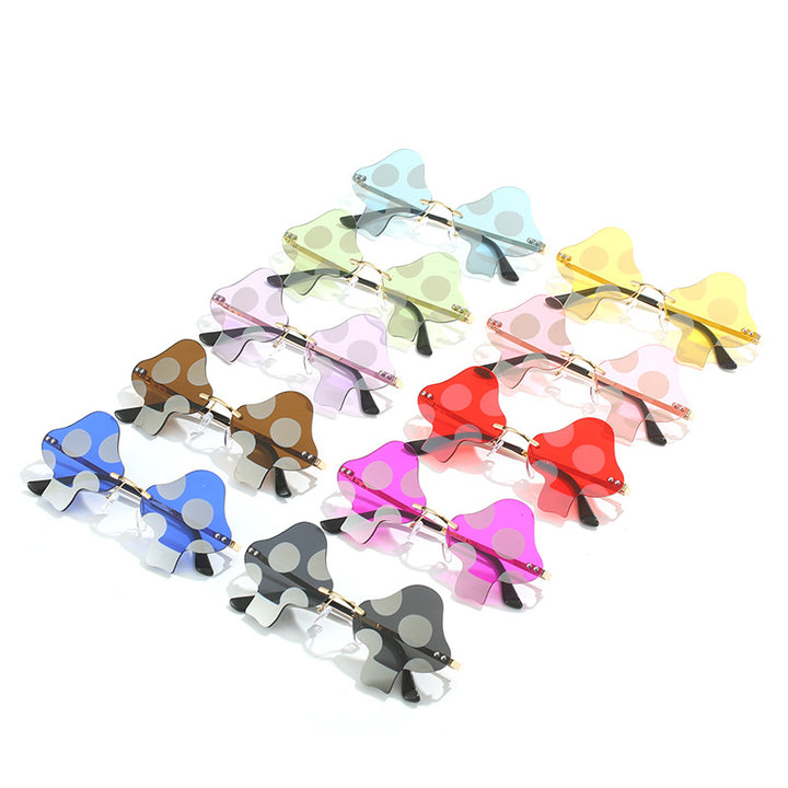 Unique Oversized Polka Dot Frame Sunglasses Stornfield