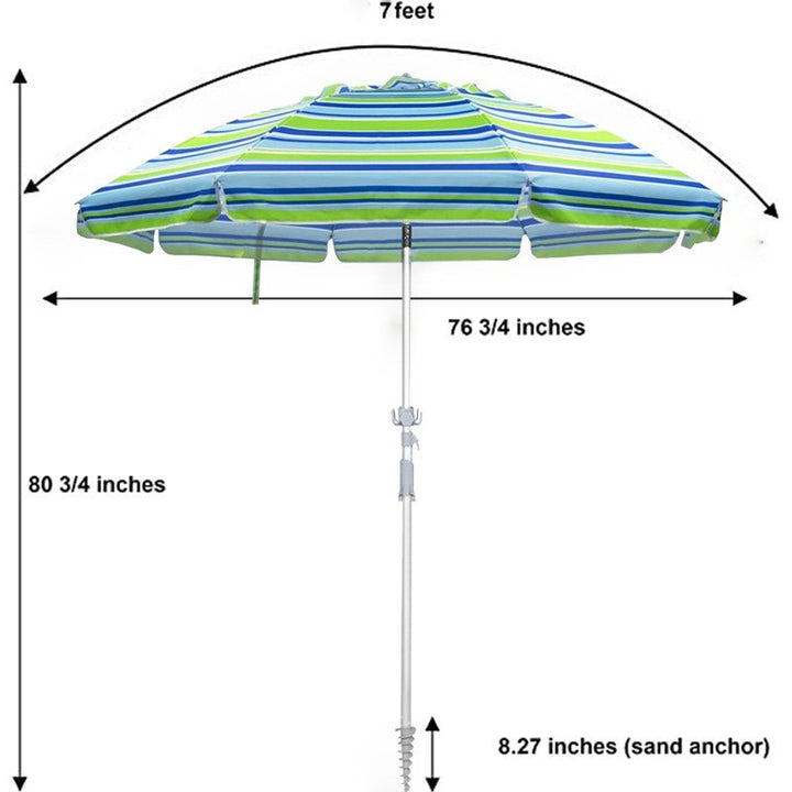 Ladies large sun protection umbrella with stable construction Stornfield