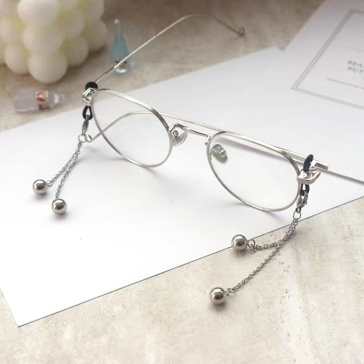 Dangle Earrings with Unique Chain and Bead Design Stornfield