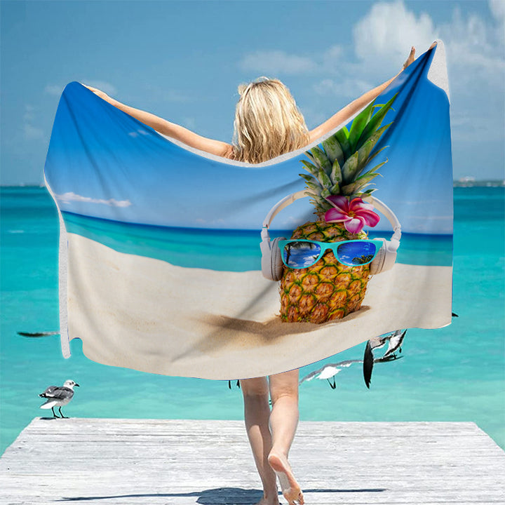 Beach towel with creative surf motif Stornfield