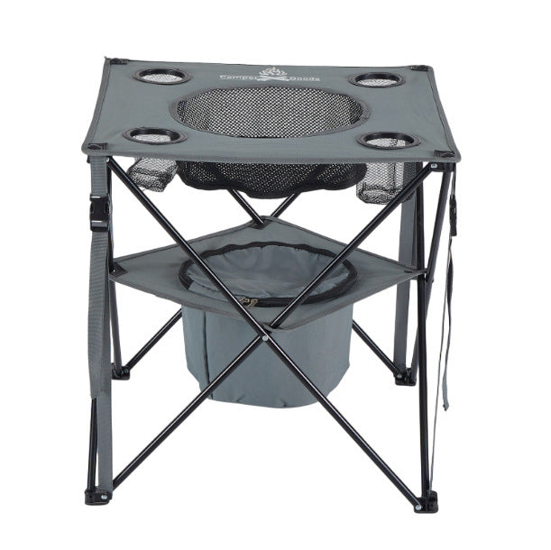 Folding table with cup holders Stornfield