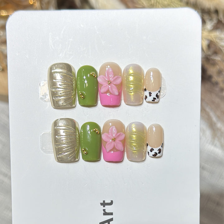 Reusable Press-On Nail Set Stornfield
