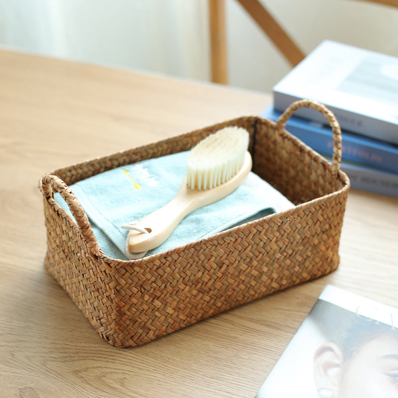 Handwoven Natural Storage Basket Stornfield