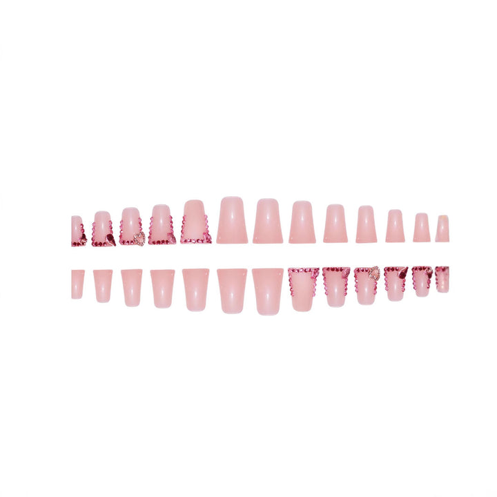 Decorative Rhinestone-Accent Press-On Nails Stornfield