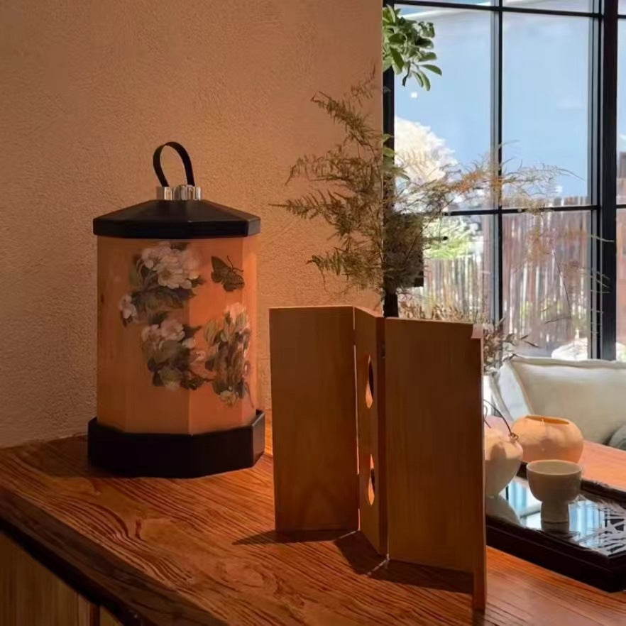 Elegant Floral Lantern