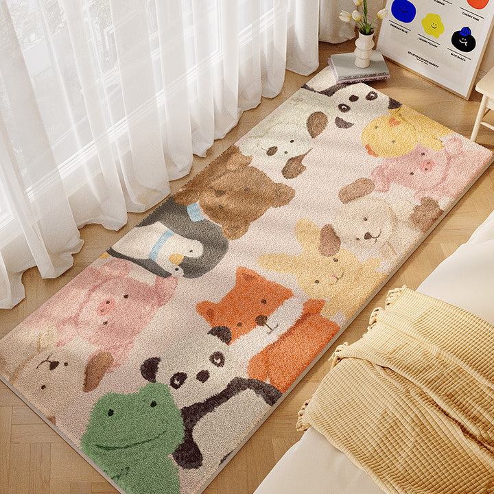Playful Animal-Themed Runner Mat Stornfield