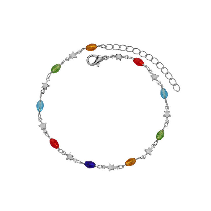 Colorful Star Charm Anklet Stornfield