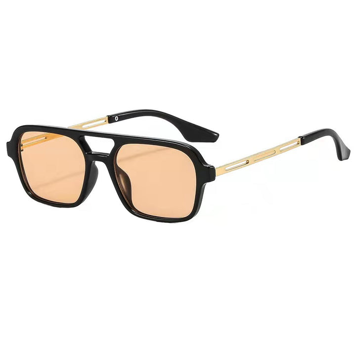 Women's Designer Sunglasses with Elegant Transparent Frame and Yellow Lenses Stornfield