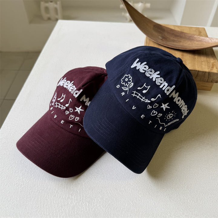 Women's Embroidered Graphic Visor Cap Stornfield