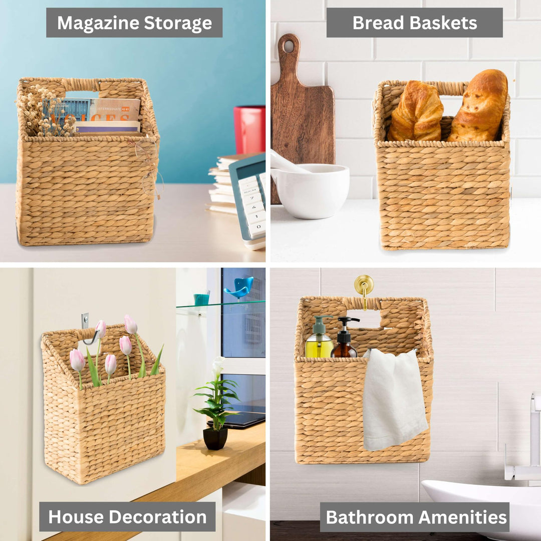 Decorative Woven Trash Bin Stornfield