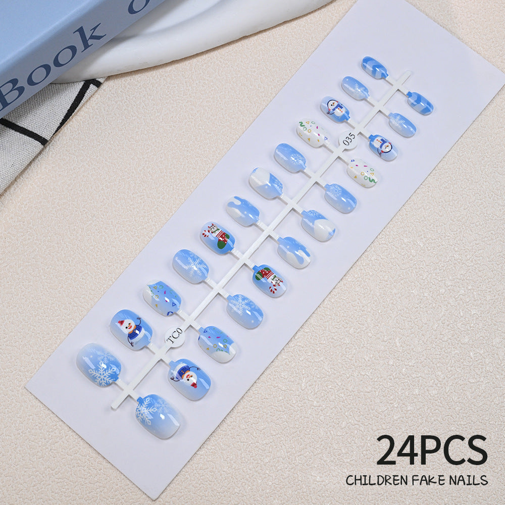 Children's Fun-Themed Press-On Nail Set Stornfield